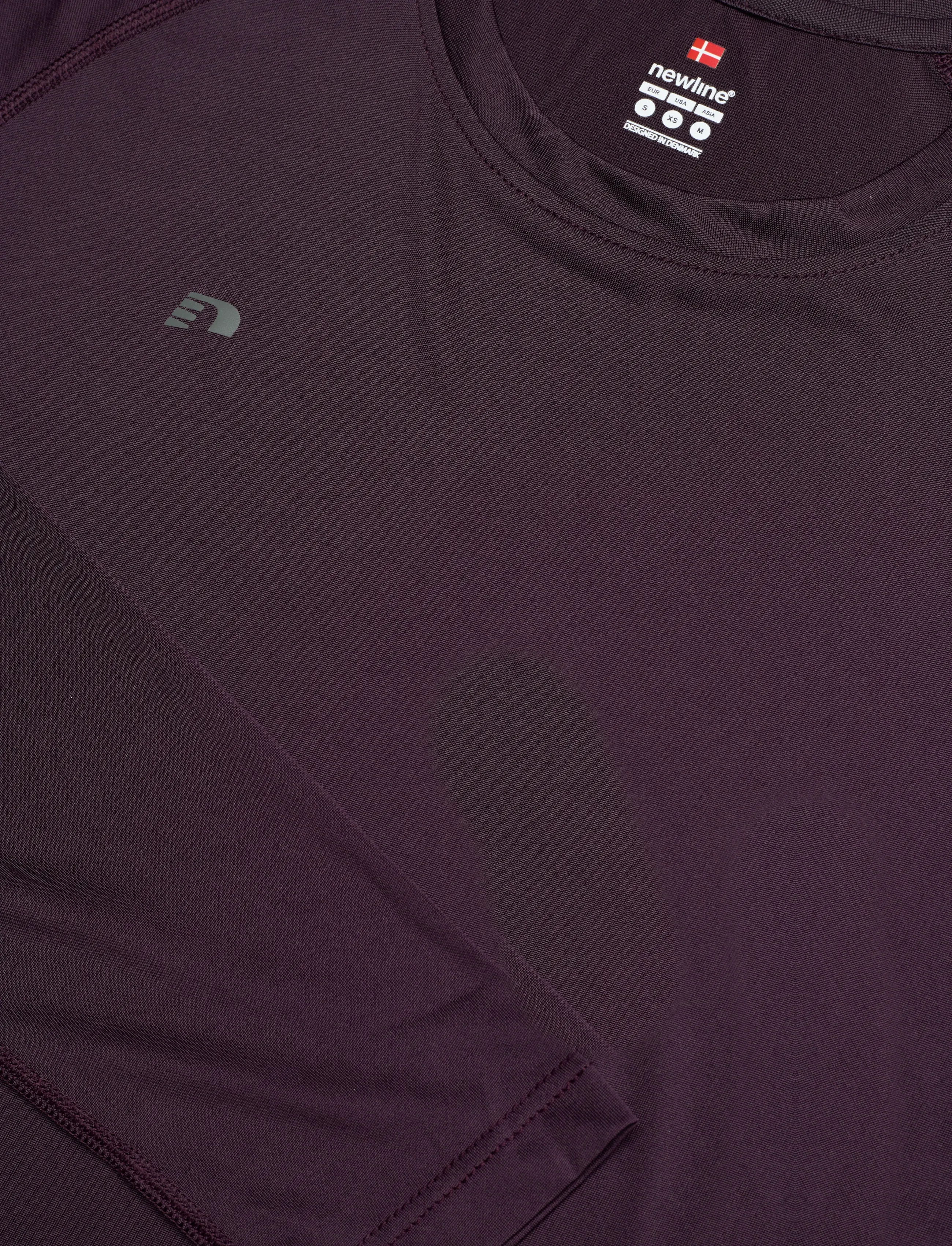 Newline - nwlBEAT W T-SHIRT L/S - langærmede t-shirts - plum perfect - 2