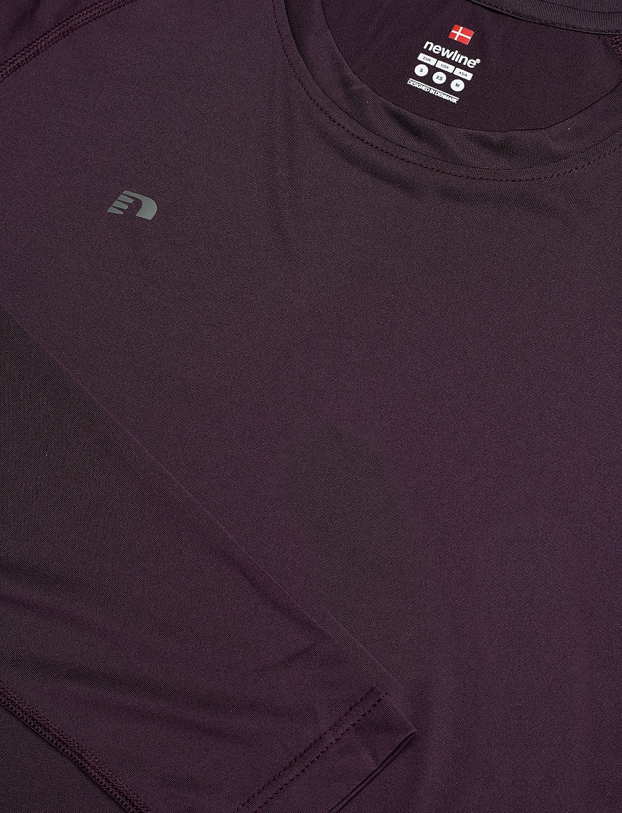 Newline - nwlBEAT W T-SHIRT L/S - langarmshirts - plum perfect - 2
