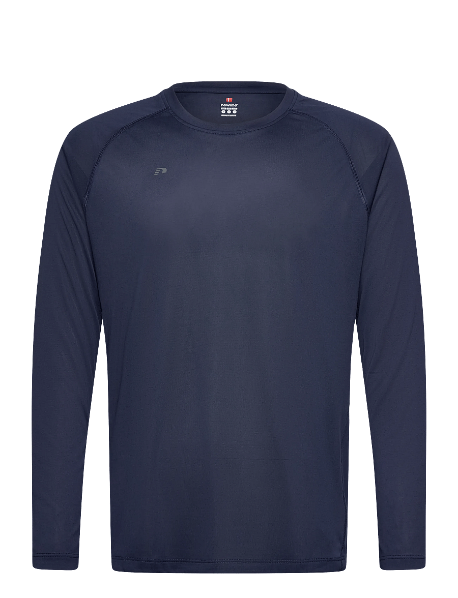 Newline - nwlBEAT T-SHIRT L/S - långärmade tröjor - black iris - 0
