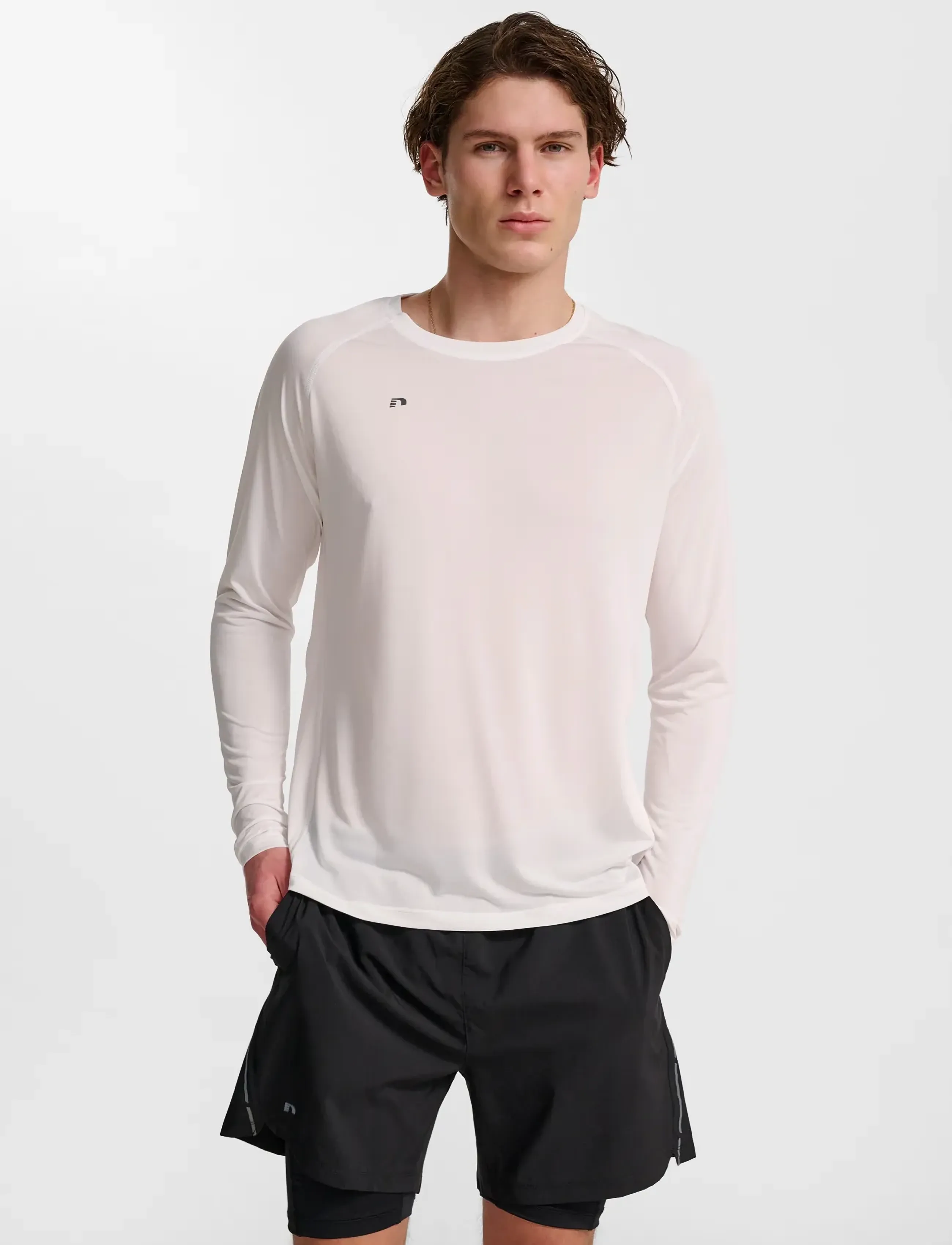 Newline - nwlBEAT T-SHIRT L/S - lägsta priserna - white - 0