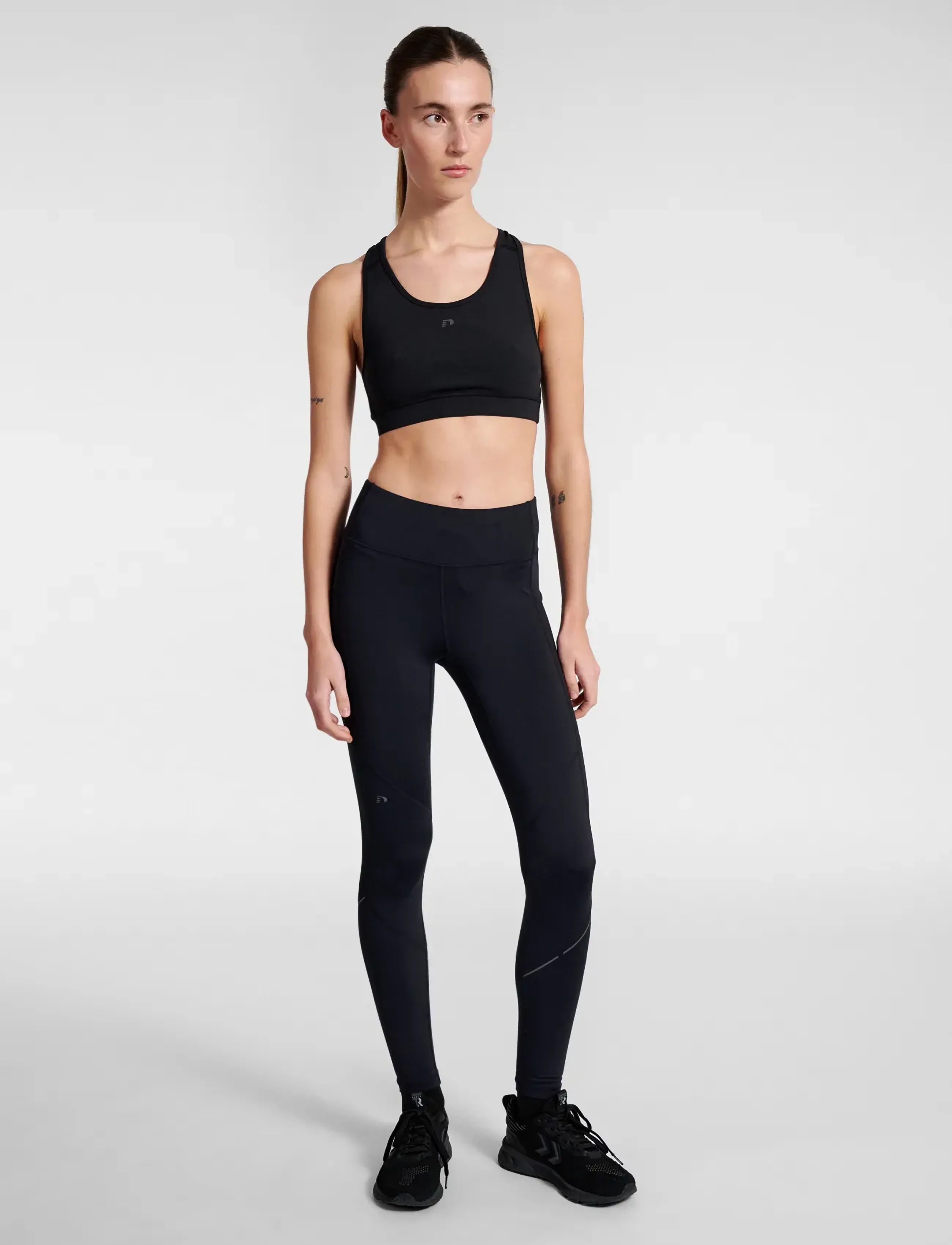 Newline - nwlRACE HIGH WAIST POCKET W TIGHTS - fuld længde - black - 0