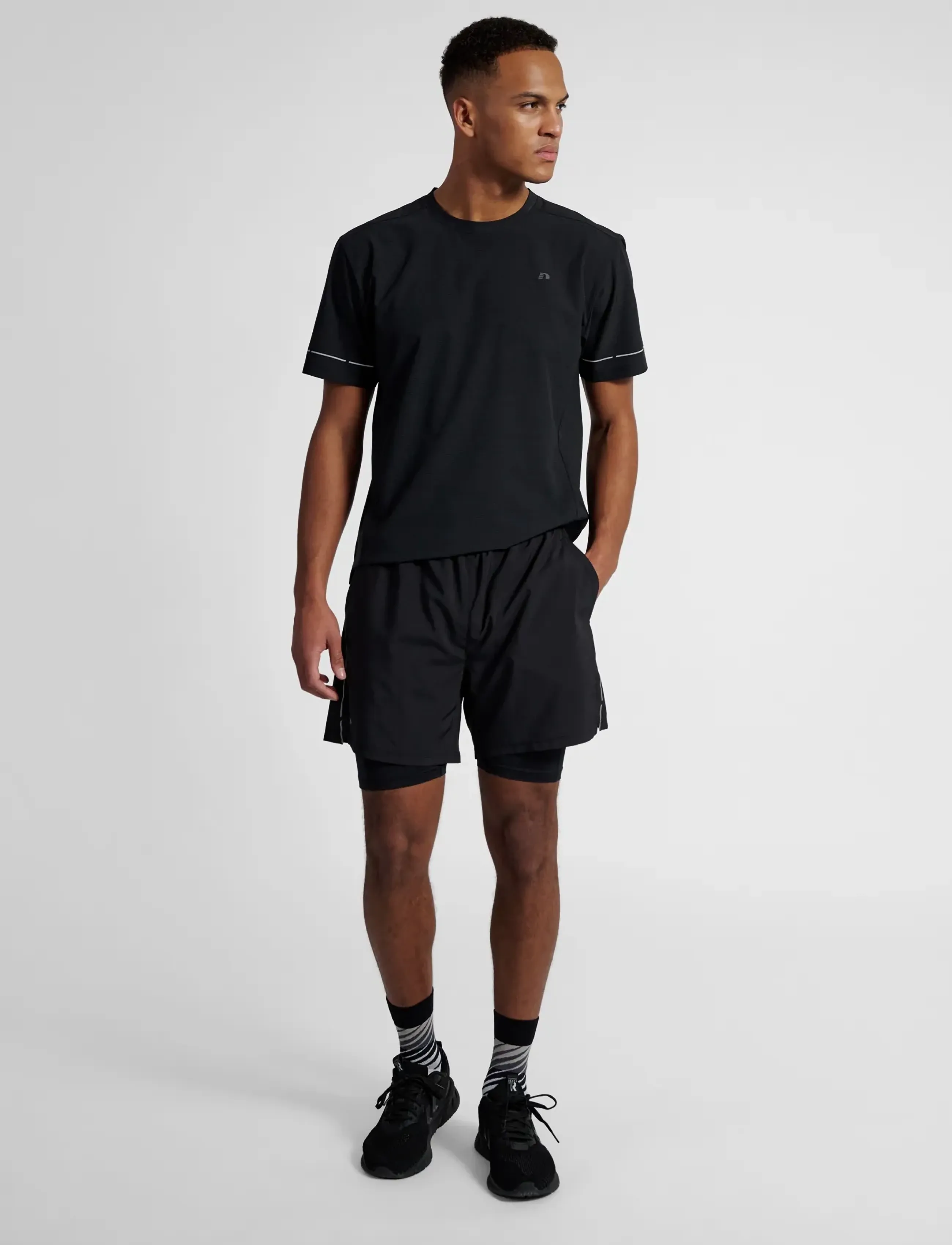 Newline - nwlFAST 2IN1 SHORTS - trainings-shorts - black - 0