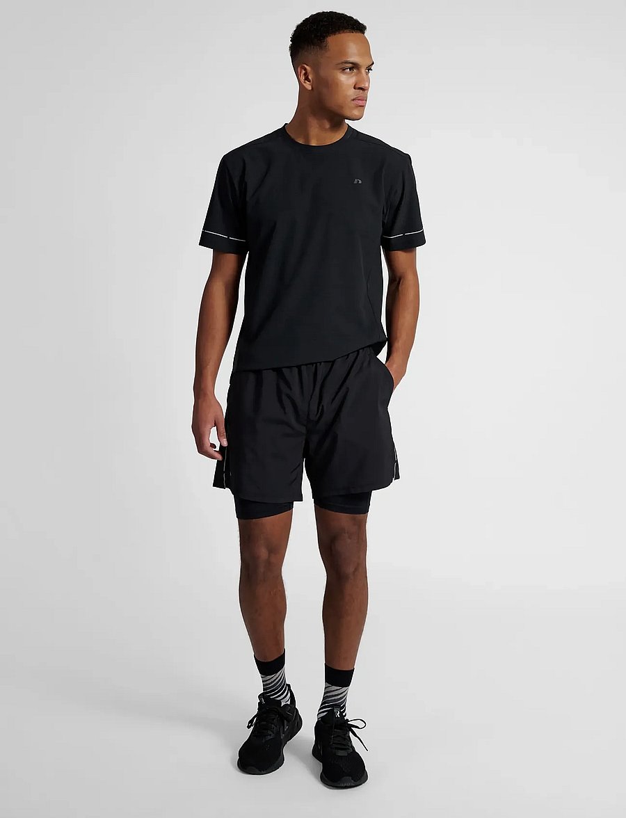 Newline - nwlFAST 2IN1 SHORTS - skriešanas šorti - black - 0