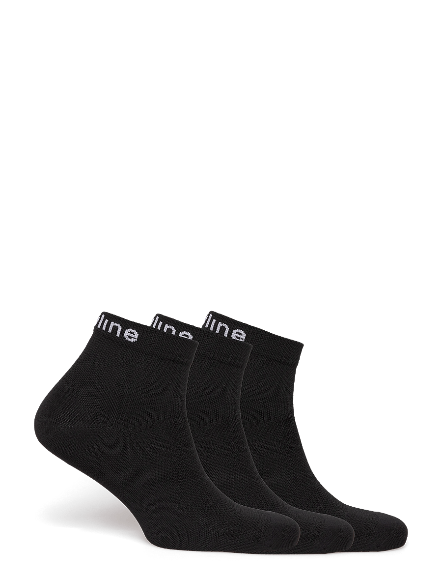 Newline - nwlDO FUNCTIONAL ANKLE SOCKS 3-PACK - träningsstrumpor - black - 1