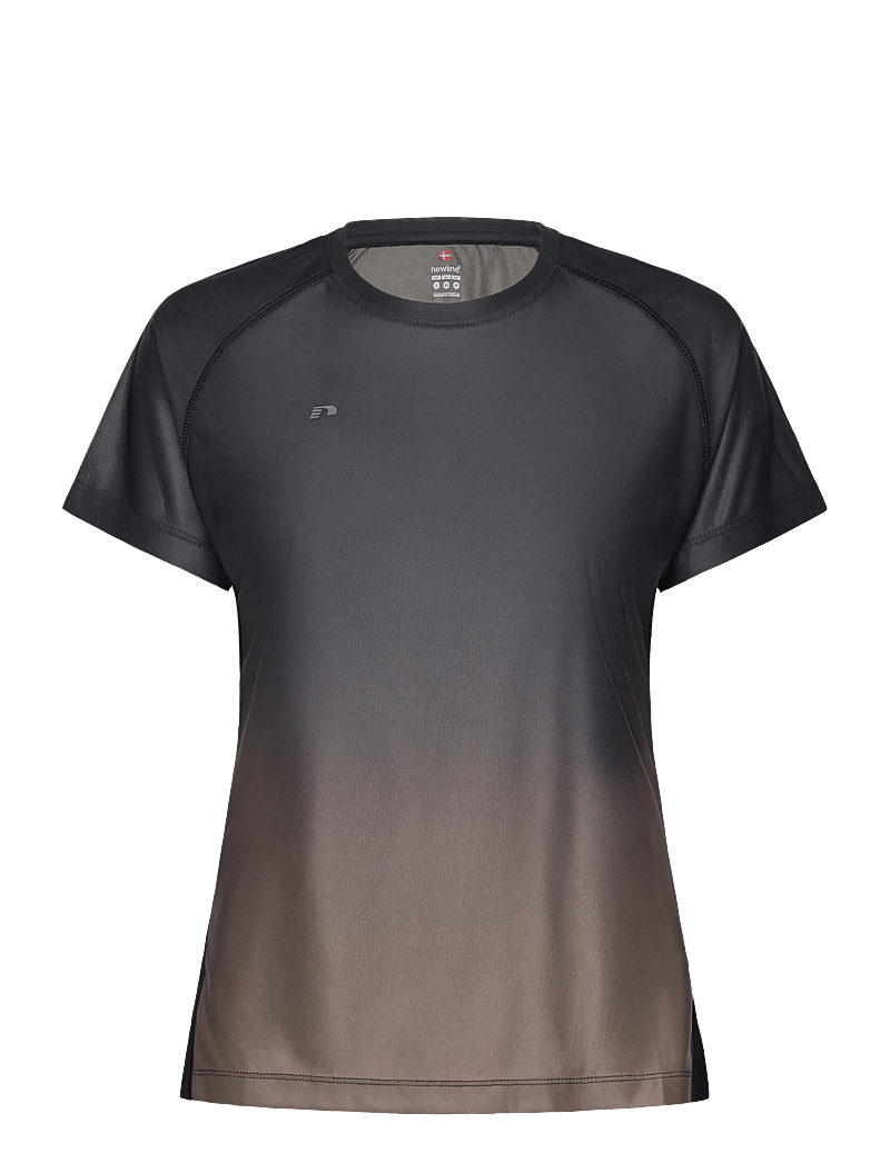 Newline - nwlBEAT GRADIENT W T-SHIRT - t-shirts - black iris - 0