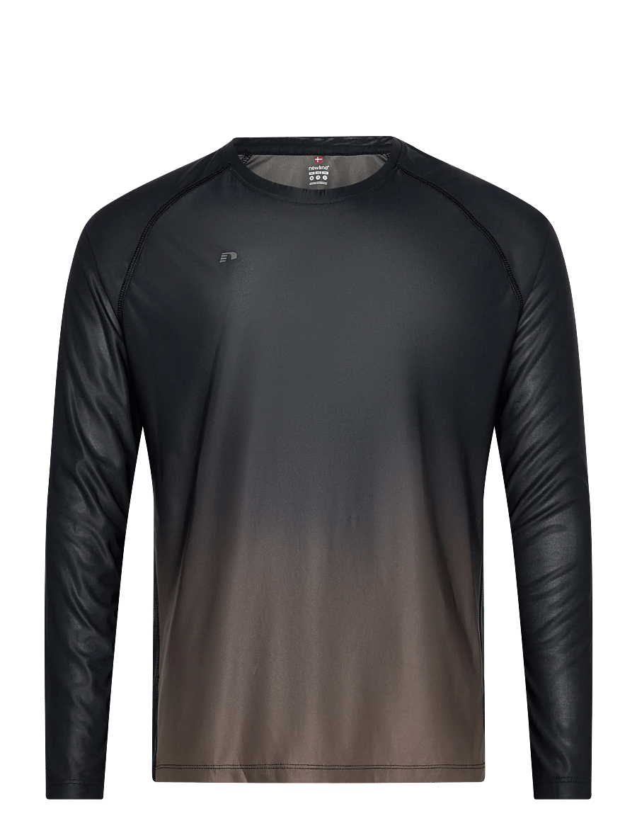 Newline - nwlBEAT GRADIENT T-SHIRT L/S - black iris - 0