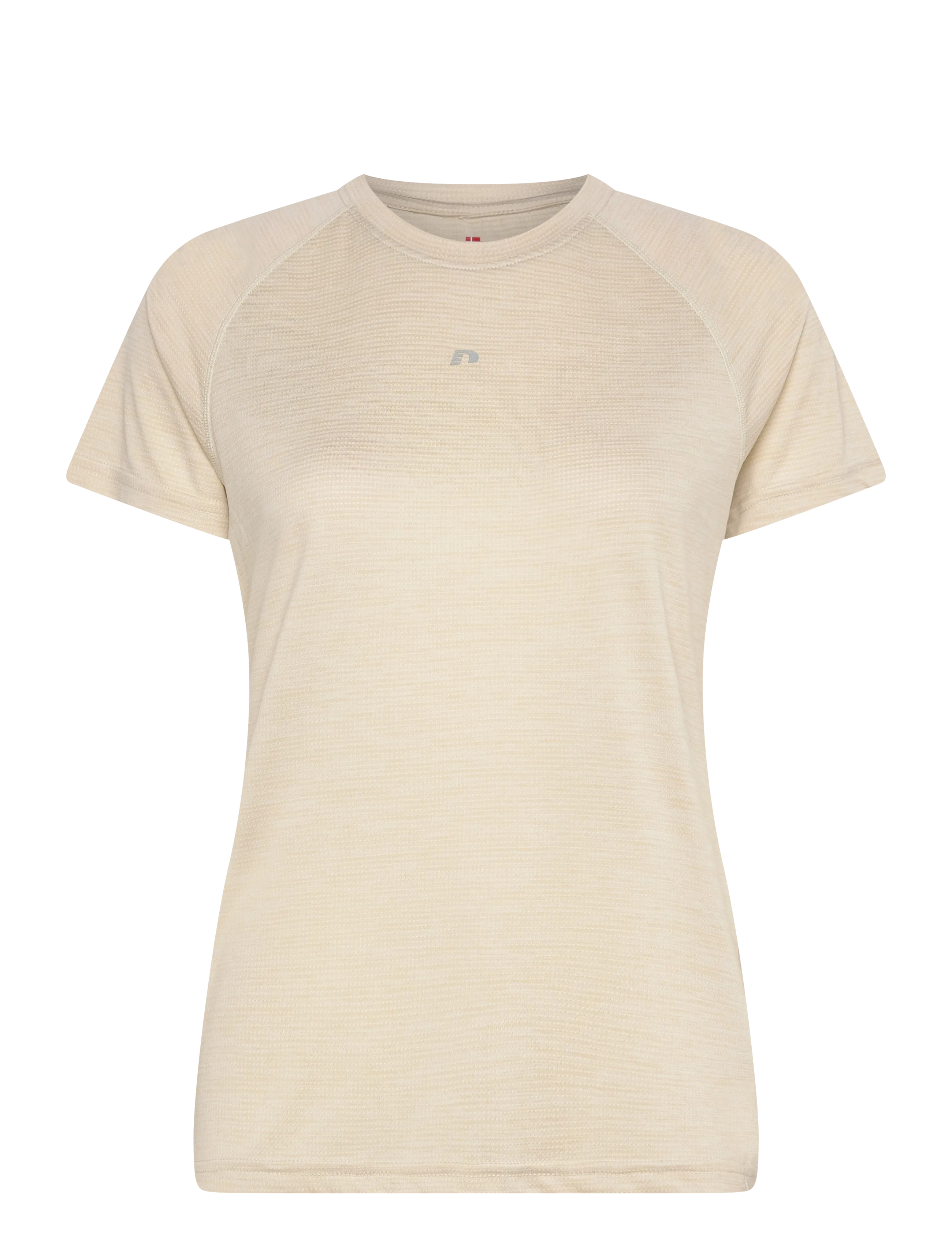 Newline nwlACTIVE W T-SHIRT S/S - Newline - SILVER BIRCH / cream