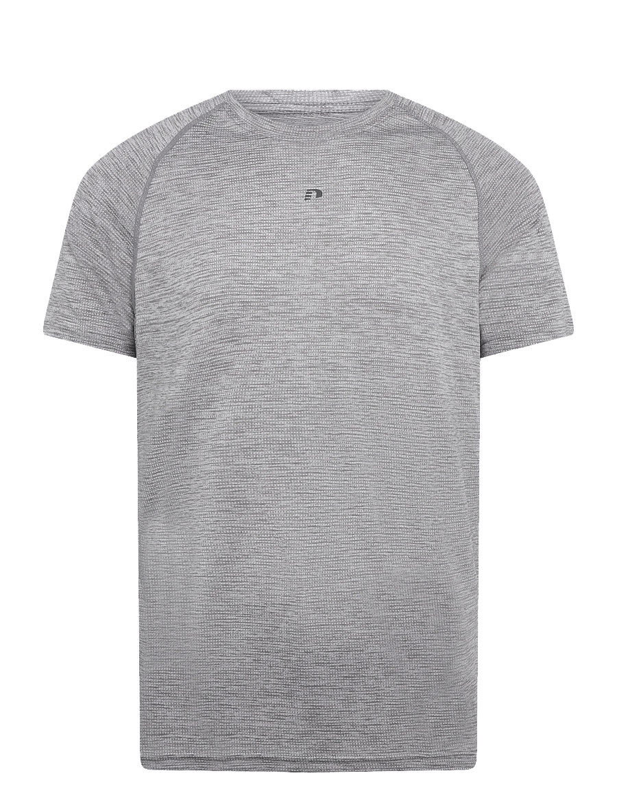 Newline - nwlACTIVE T-SHIRT S/S - t-shirts - gray contours - 0