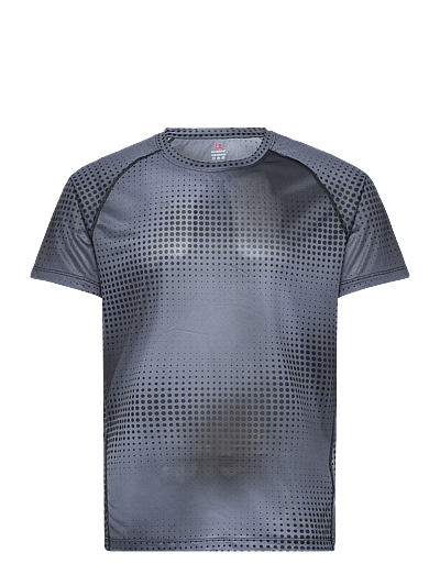 Newline nwlBEAT AOP T-SHIRT - Oberteile & T-Shirts - BLACK / grey