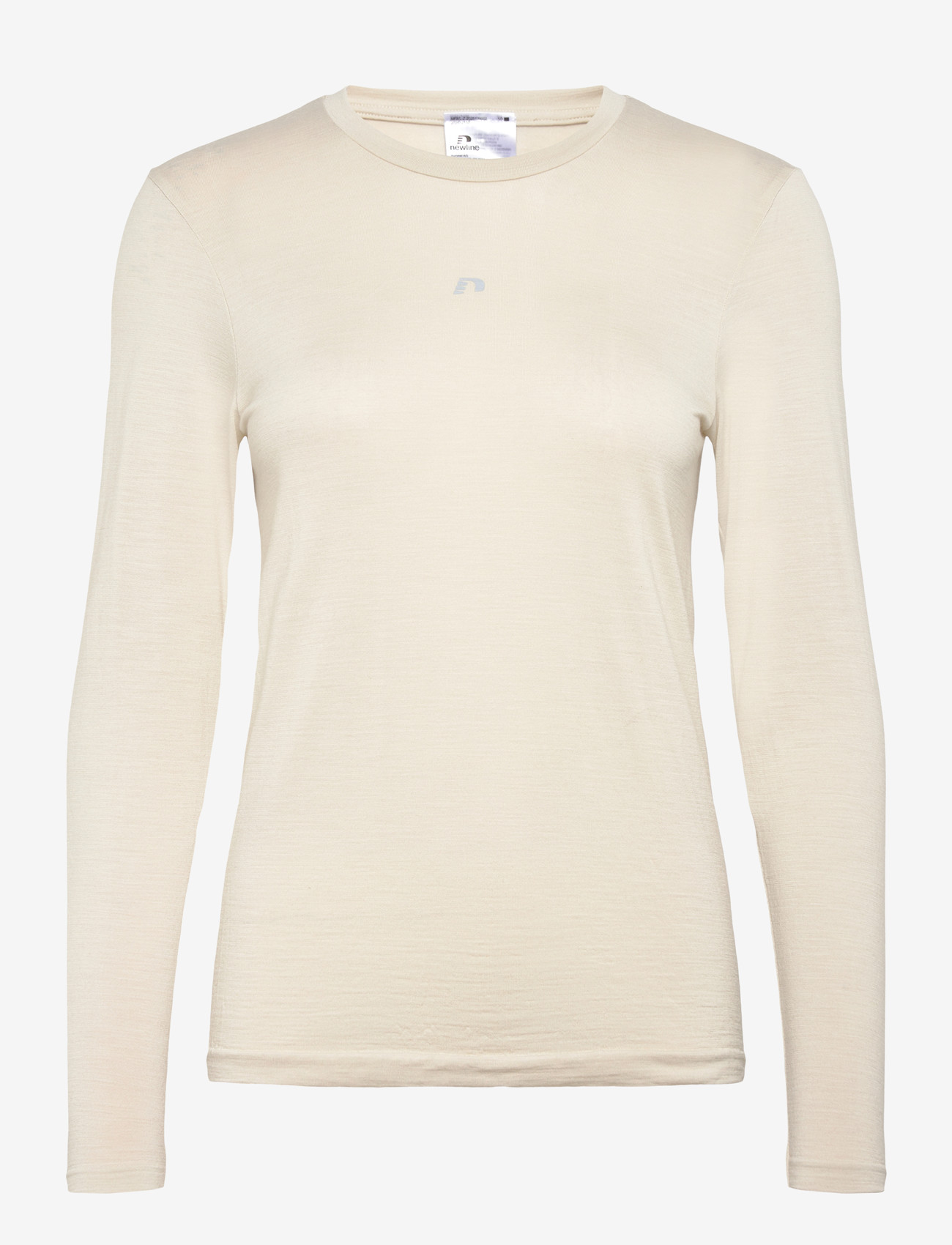 Newline - nwlTHERMA WOOL BLEND T-SHIRT L/S W - funktionsunterwäsche - oberteile - silver birch - 0