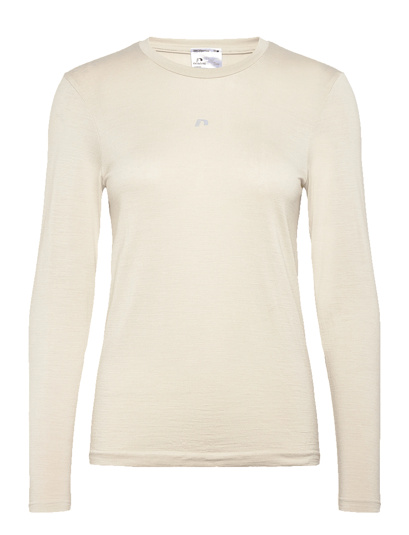 Newline - nwlTHERMA WOOL BLEND T-SHIRT L/S W - funktionsunterwäsche - oberteile - silver birch - 0