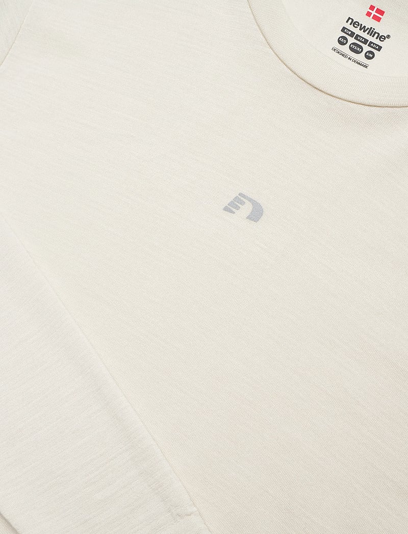Newline - nwlTHERMA WOOL BLEND T-SHIRT L/S W - funktionsunterwäsche - oberteile - silver birch - 2