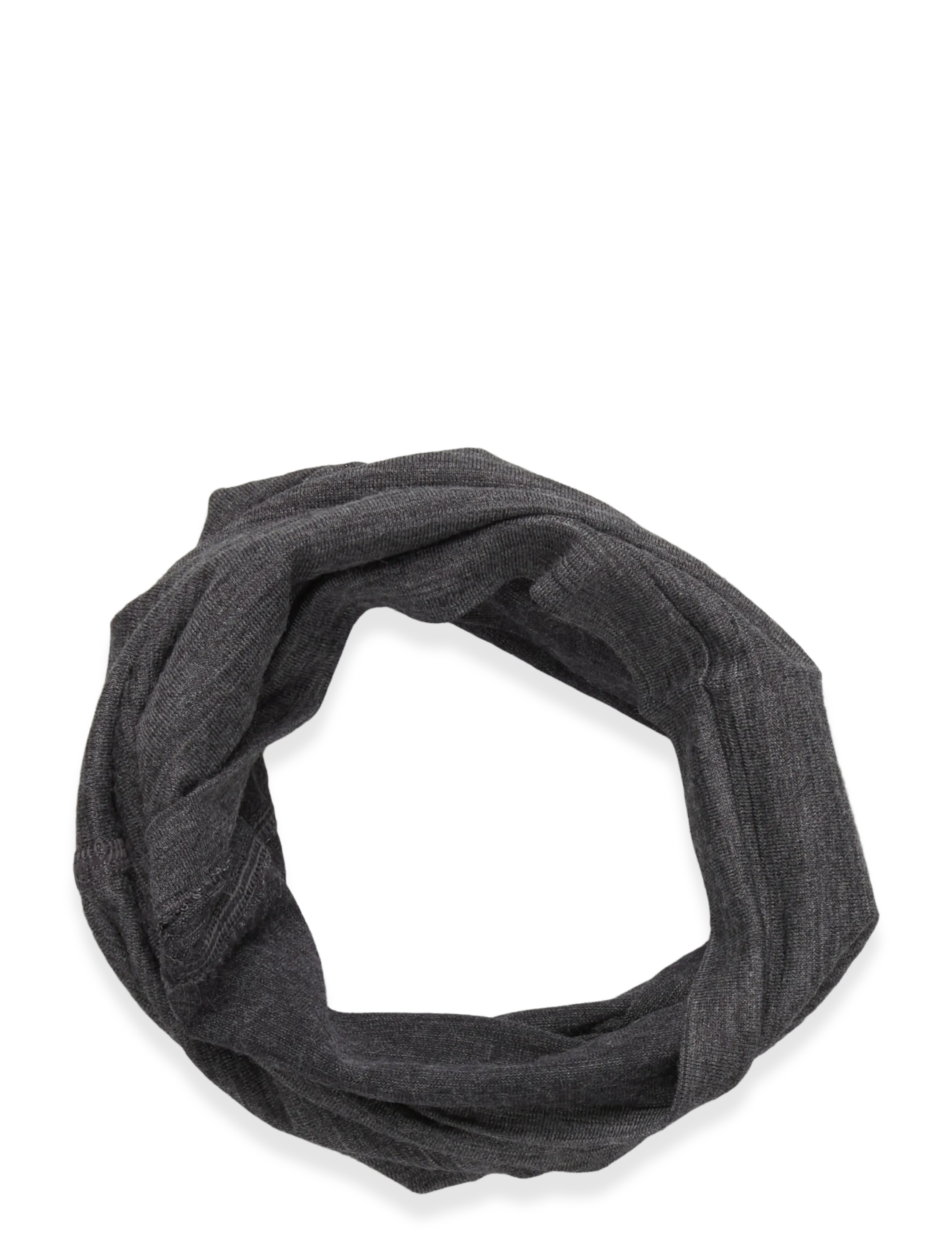 Newline nwlTHERMA WOOL BLEND NECK TUBE - Tørklæder - BLACK / grey