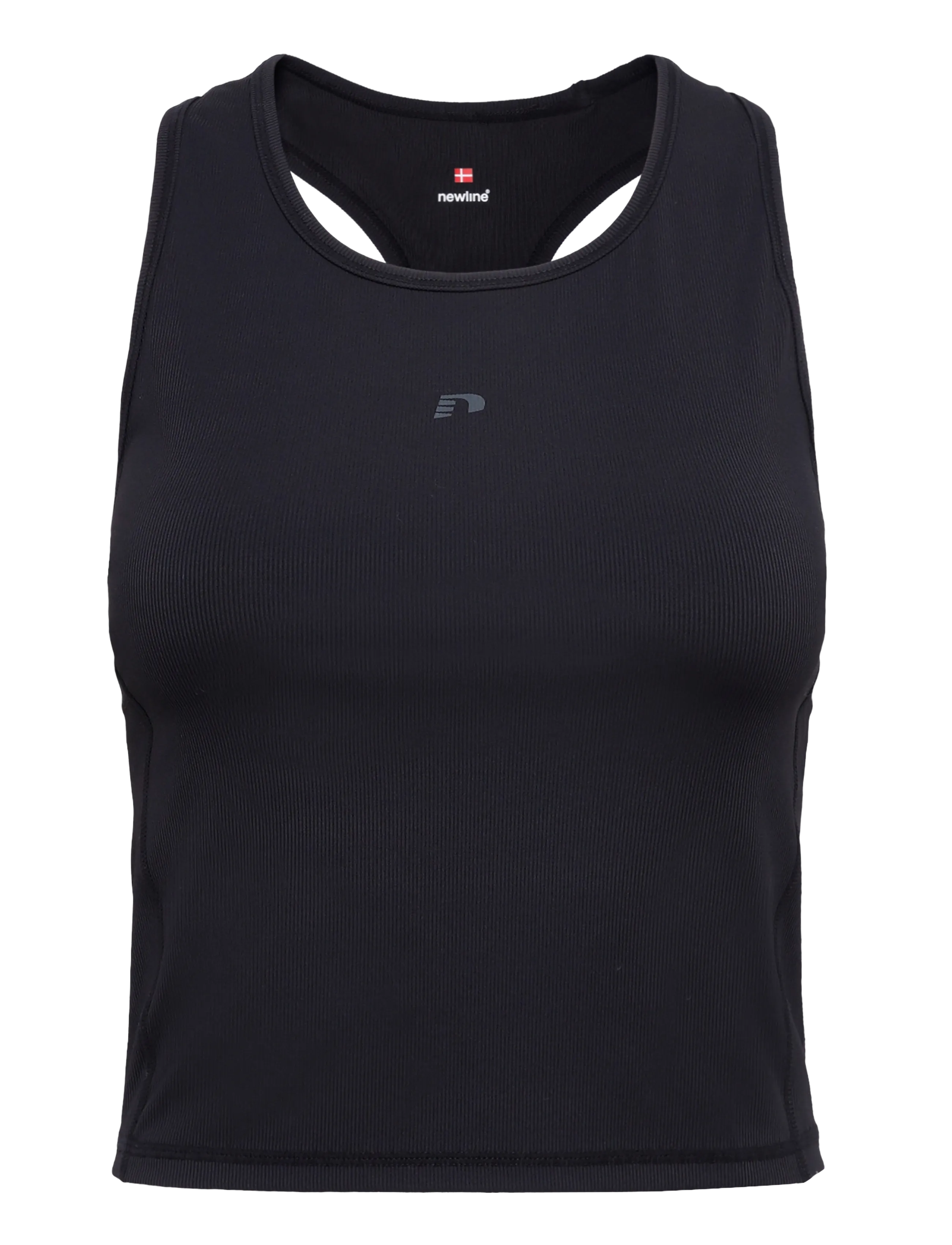 Newline nwlECLIPSE RIB TOP - Crop-Tops - BLACK / black