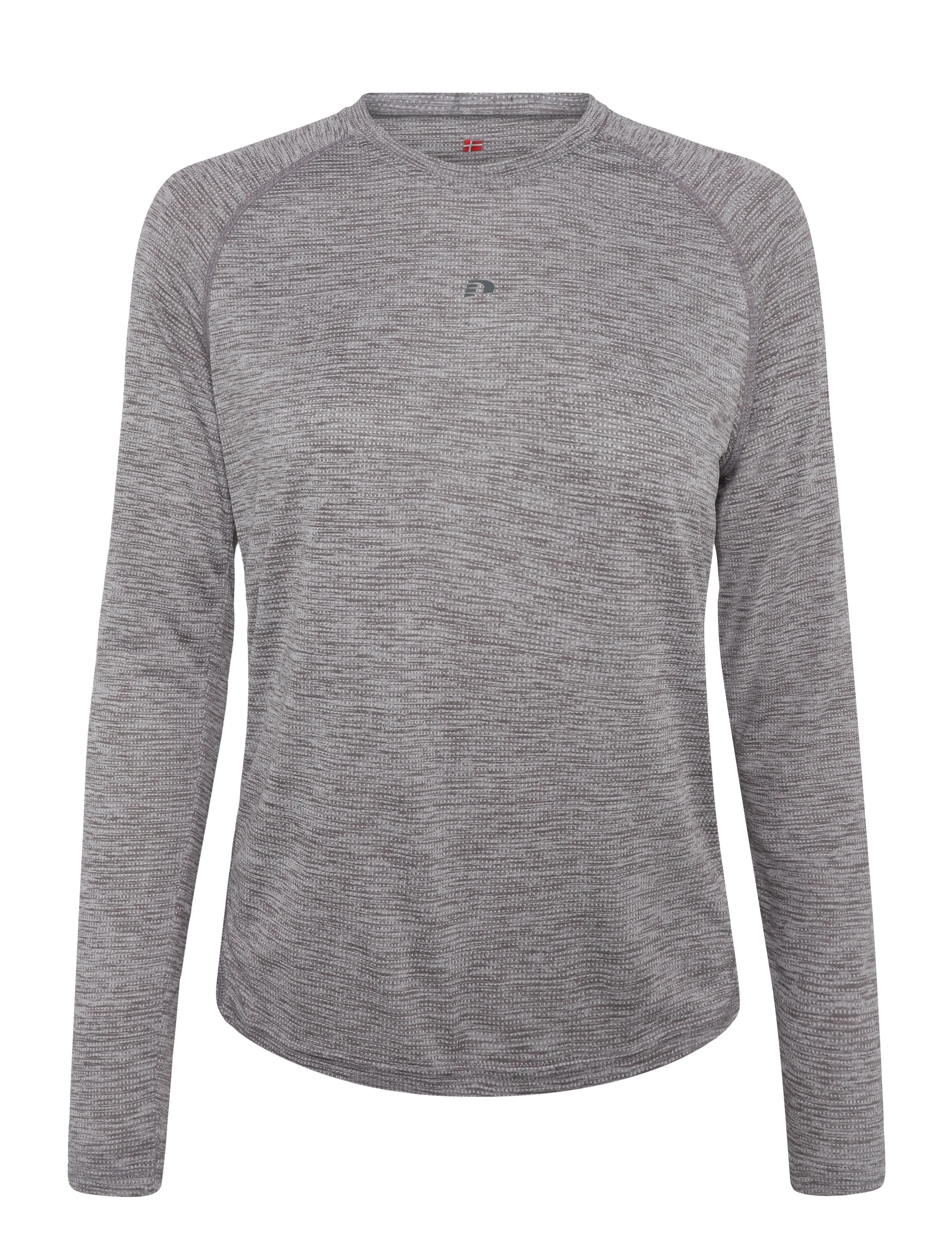 Newline nwlACTIVE W T-SHIRT L/S - T-Shirts & Tops - MAGNETITE / grey