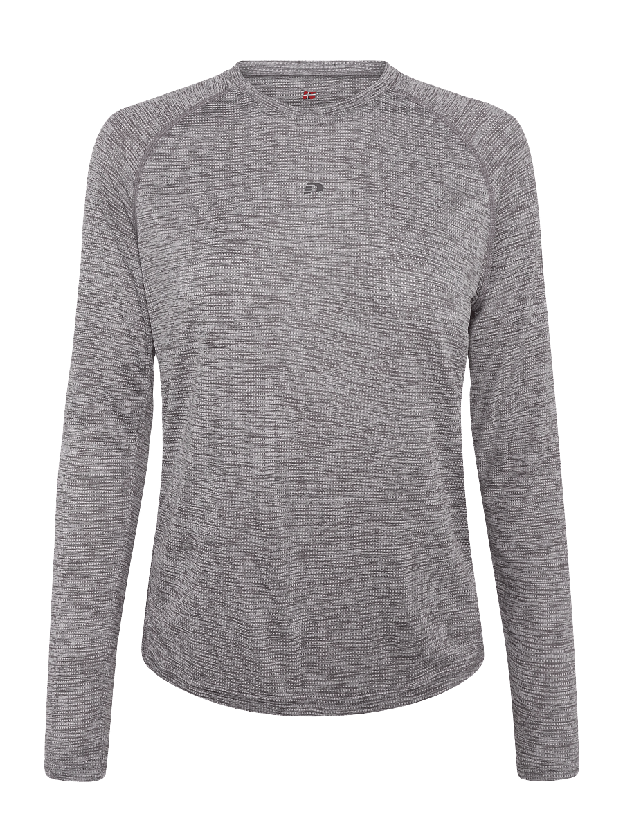 Newline - nwlACTIVE W T-SHIRT L/S - pikkade varrukatega alussärgid - magnetite - 0