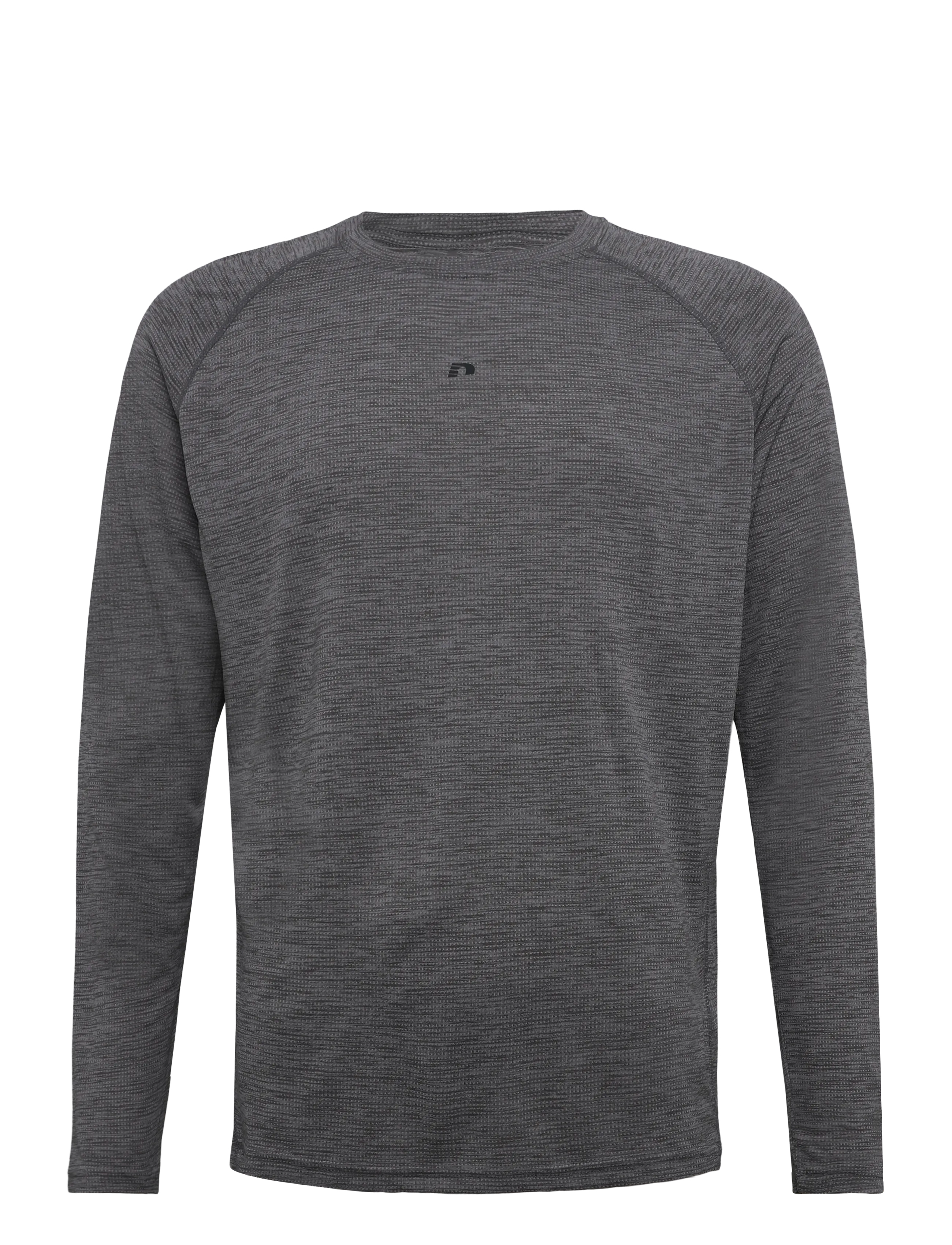 Newline nwlACTIVE T-SHIRT L/S - Training - GRAY CONTOURS / grey