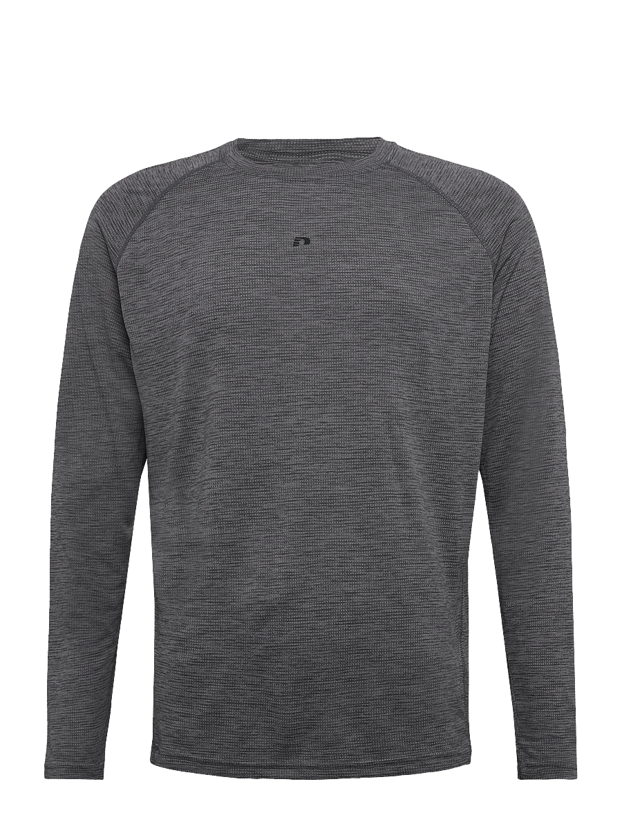 Newline - nwlACTIVE T-SHIRT L/S - langarmshirts - gray contours - 0