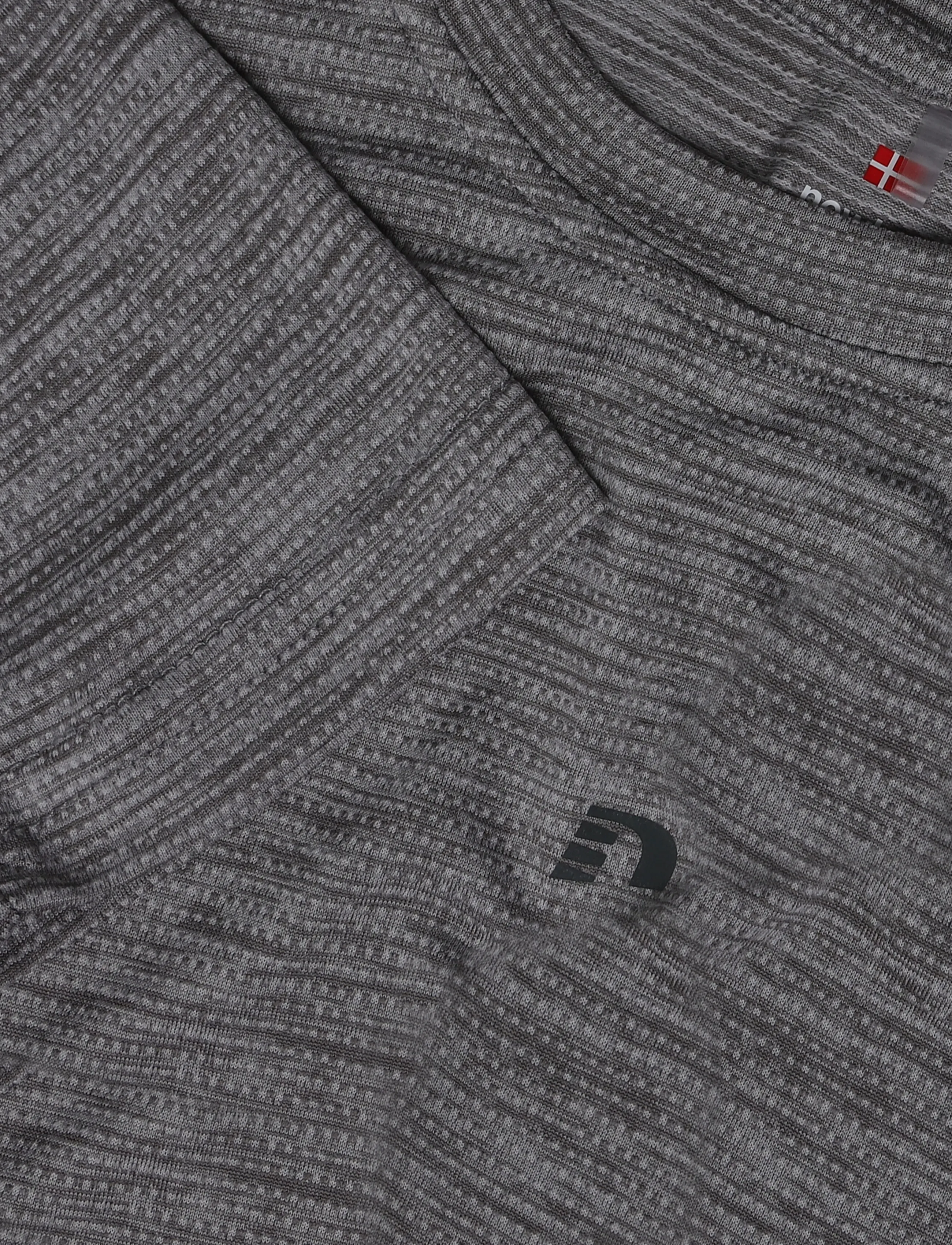Newline - nwlACTIVE T-SHIRT L/S - gray contours - 2