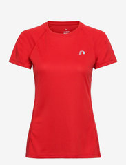 Newline - WOMEN CORE RUNNING T-SHIRT S/S - t-shirts - tango red - 0