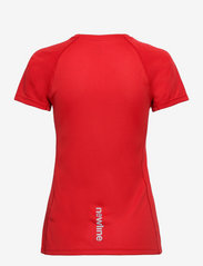 Newline - WOMEN CORE RUNNING T-SHIRT S/S - t-shirts - tango red - 1
