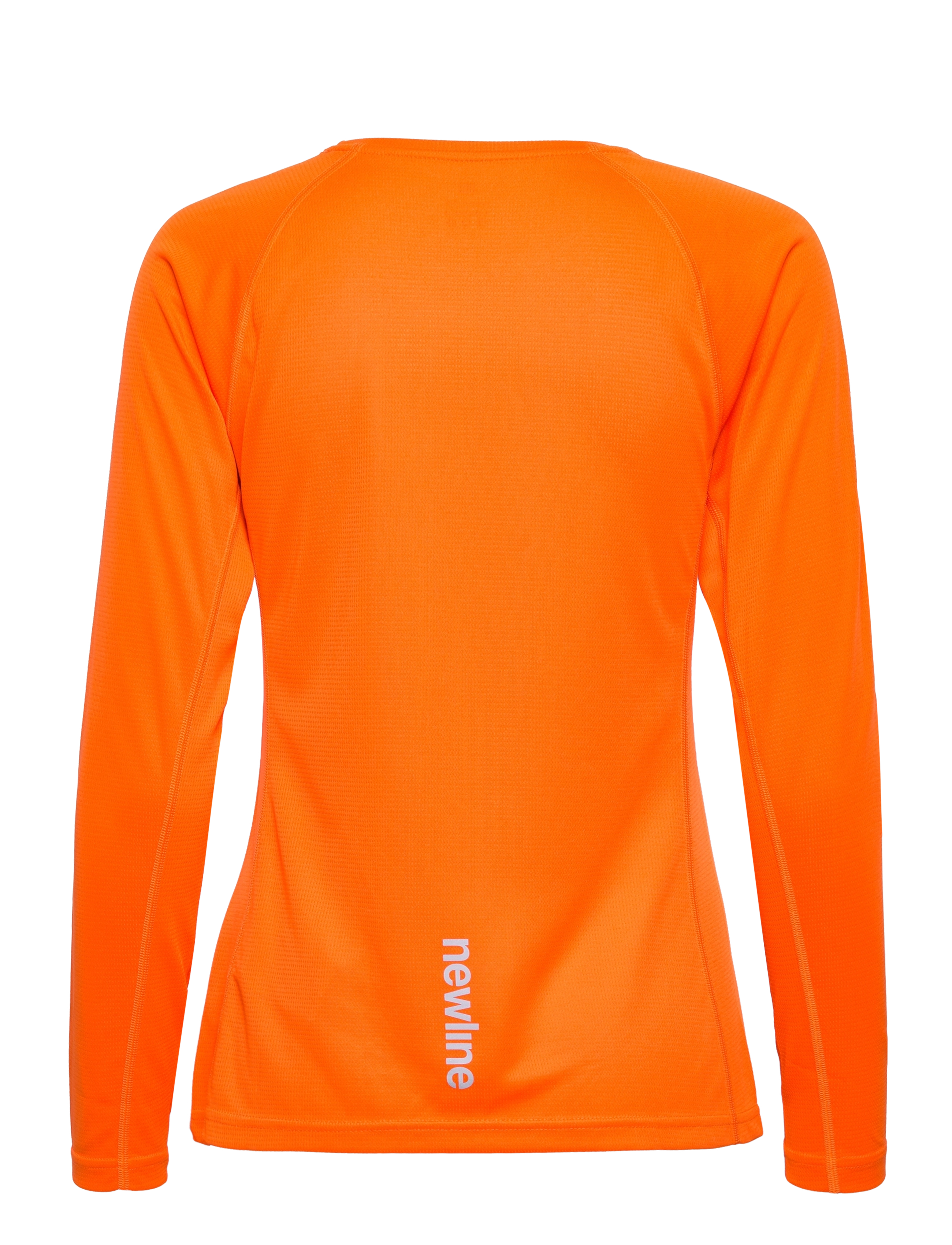 Newline - WOMEN CORE RUNNING T-SHIRT L/S - orange tiger - 1