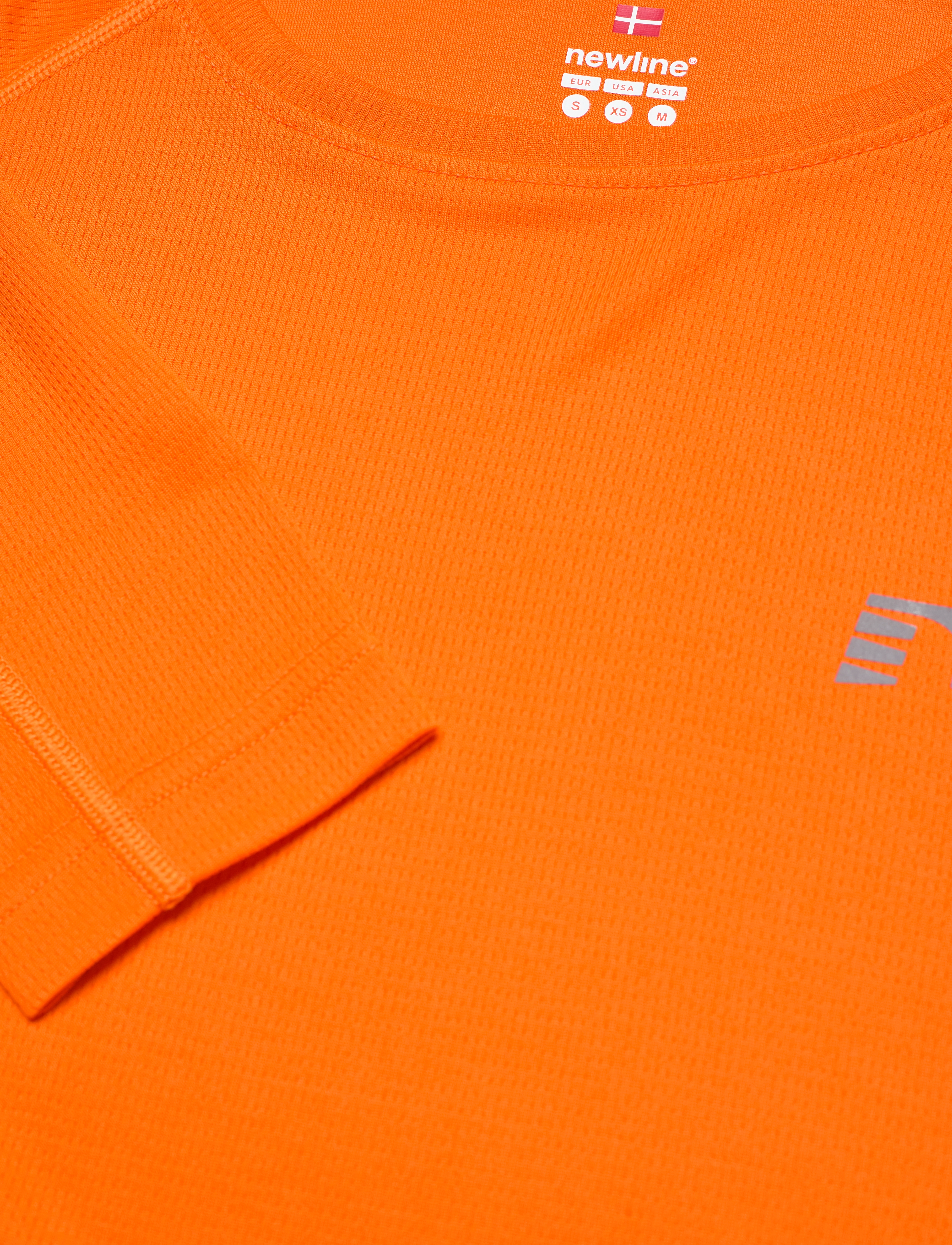 Newline - WOMEN CORE RUNNING T-SHIRT L/S - orange tiger - 4
