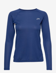 Newline - WOMEN CORE RUNNING T-SHIRT L/S - pitkähihaiset topit - true blue - 0