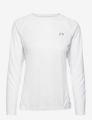 Newline - WOMEN CORE RUNNING T-SHIRT L/S - t-shirt & tops - white - 0