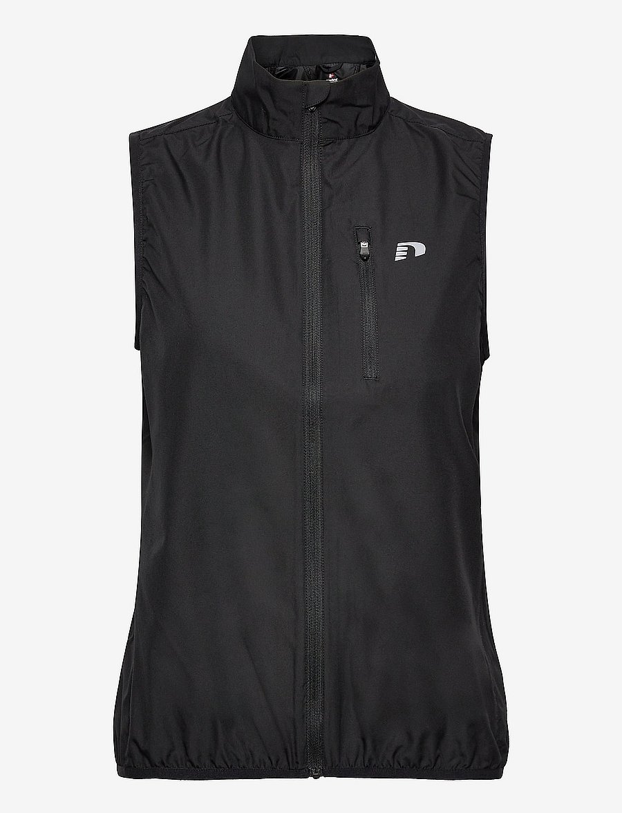 Newline - WOMEN CORE GILET - ytterkläder - black - 0