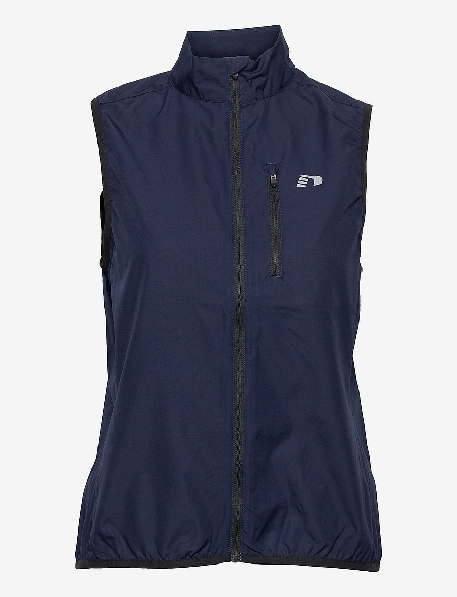 Newline - WOMEN CORE GILET - ytterkläder - black iris - 0