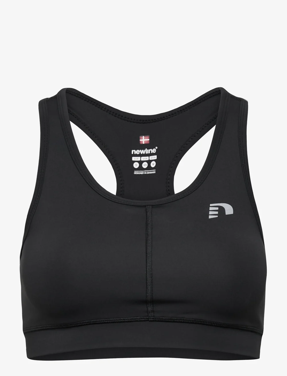 Newline - WOMEN CORE ATHLETIC TOP - medium støtte - black - 0