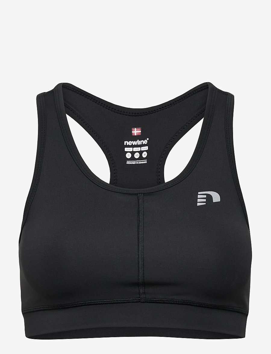 Newline - WOMEN CORE ATHLETIC TOP - mittlerer halt - black - 0