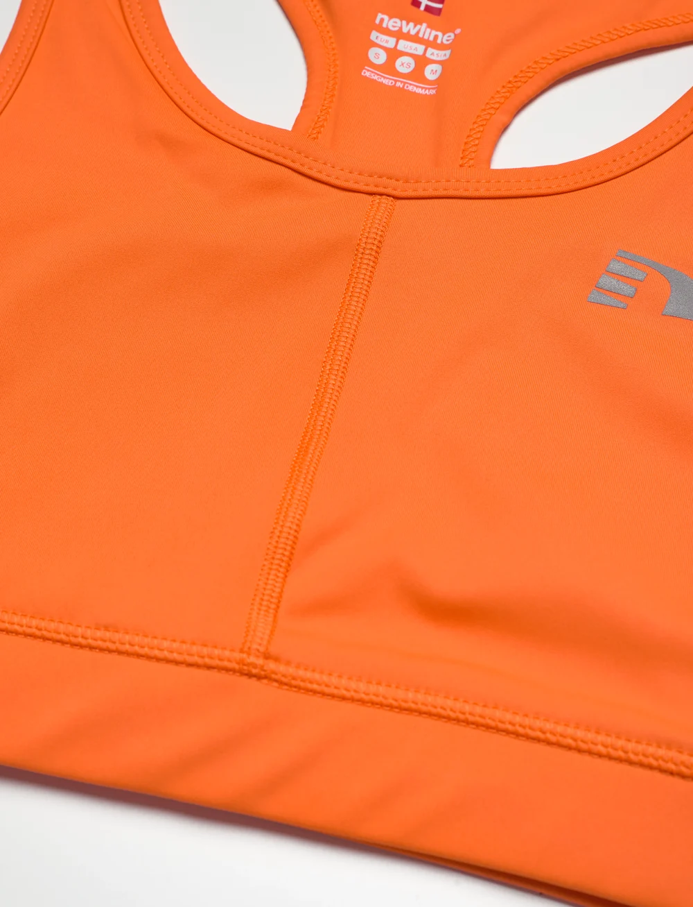 Newline - WOMEN CORE ATHLETIC TOP - medium støtte - orange tiger - 3