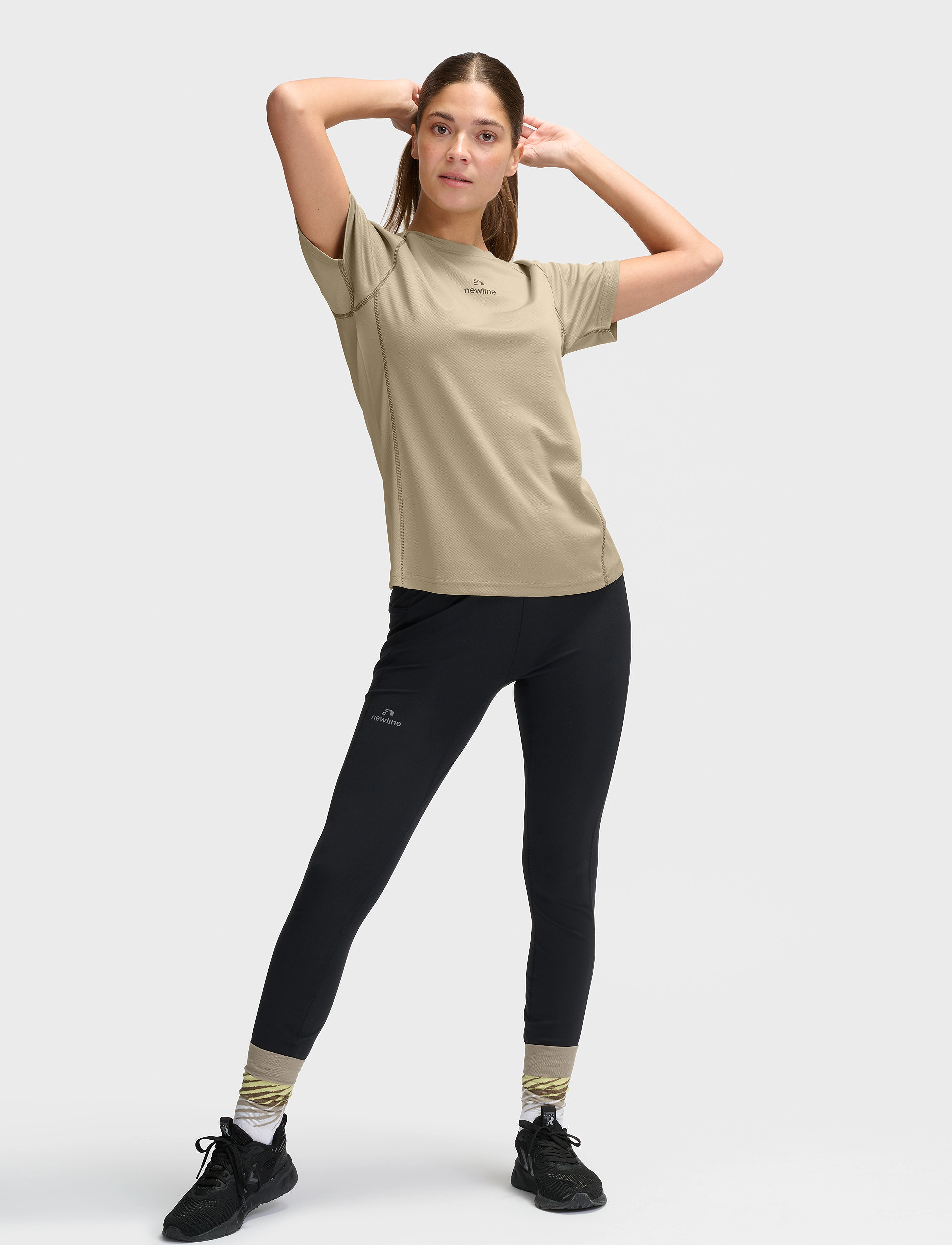 Newline - nwlSPEED MESH T-SHIRT W - silver sage - 3