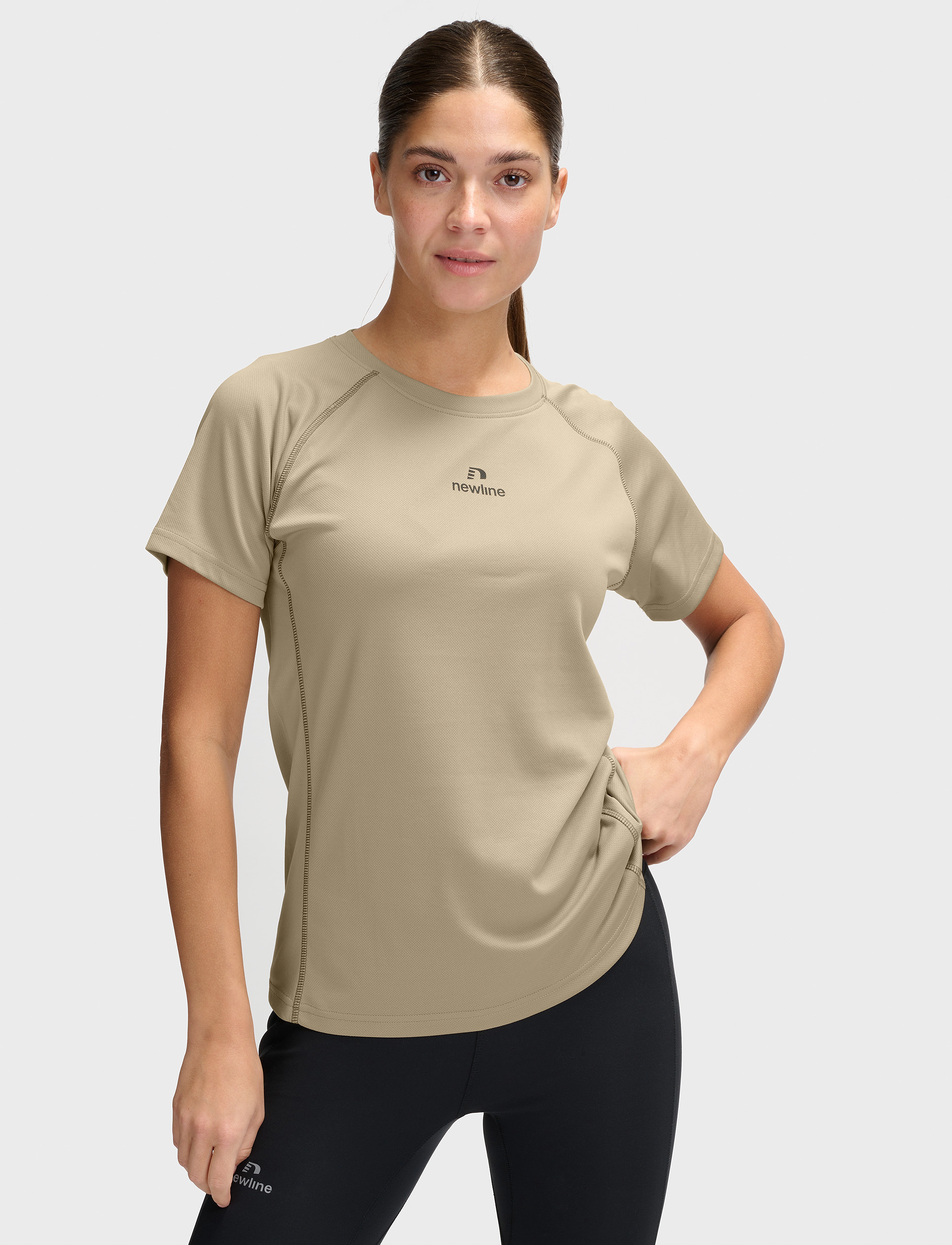 Newline - nwlSPEED MESH T-SHIRT W - silver sage - 4