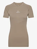 nwlPACE SEAMLESS TEE WOMAN - SILVER SAGE