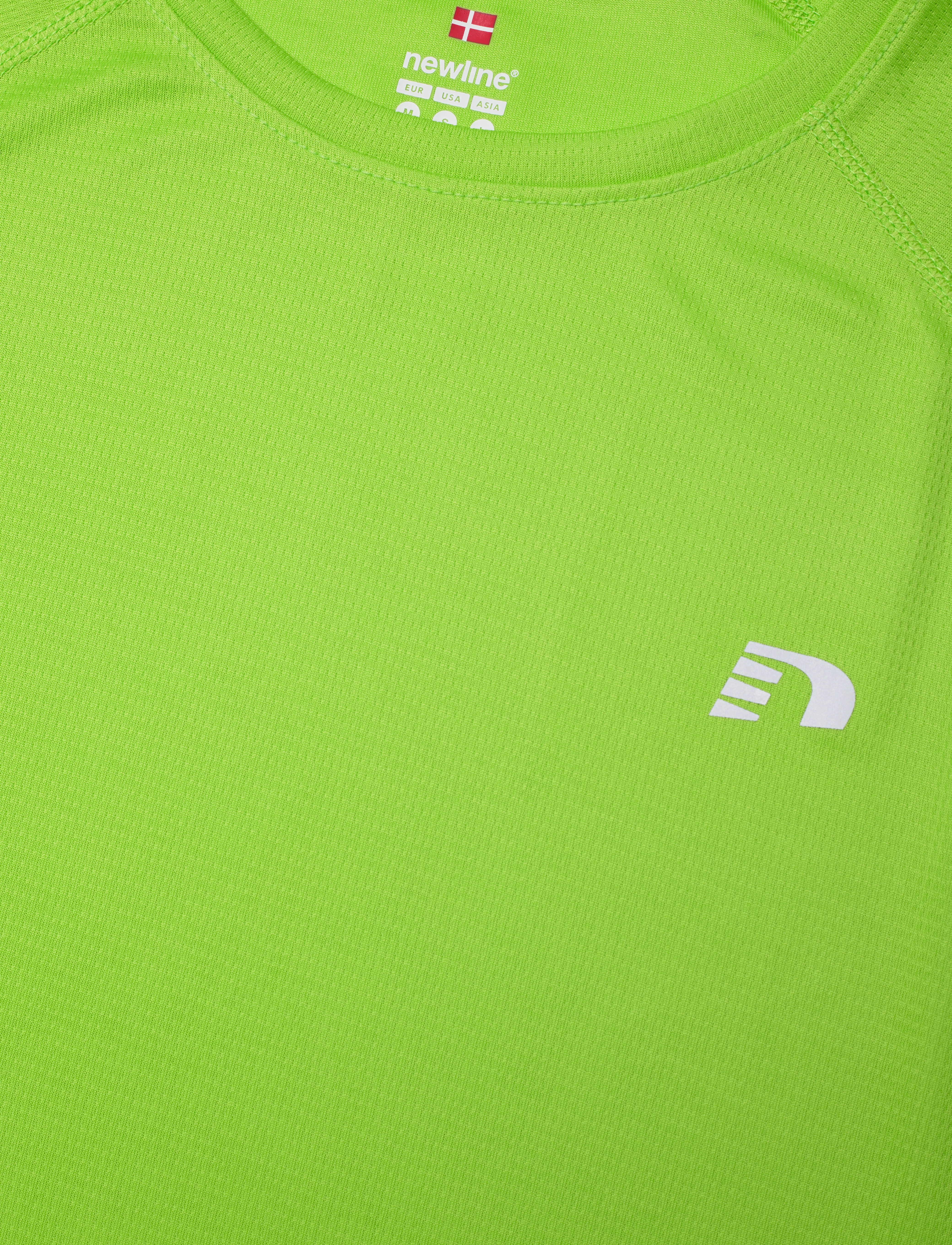 Newline - MEN CORE RUNNING T-SHIRT S/S - green flash - 2