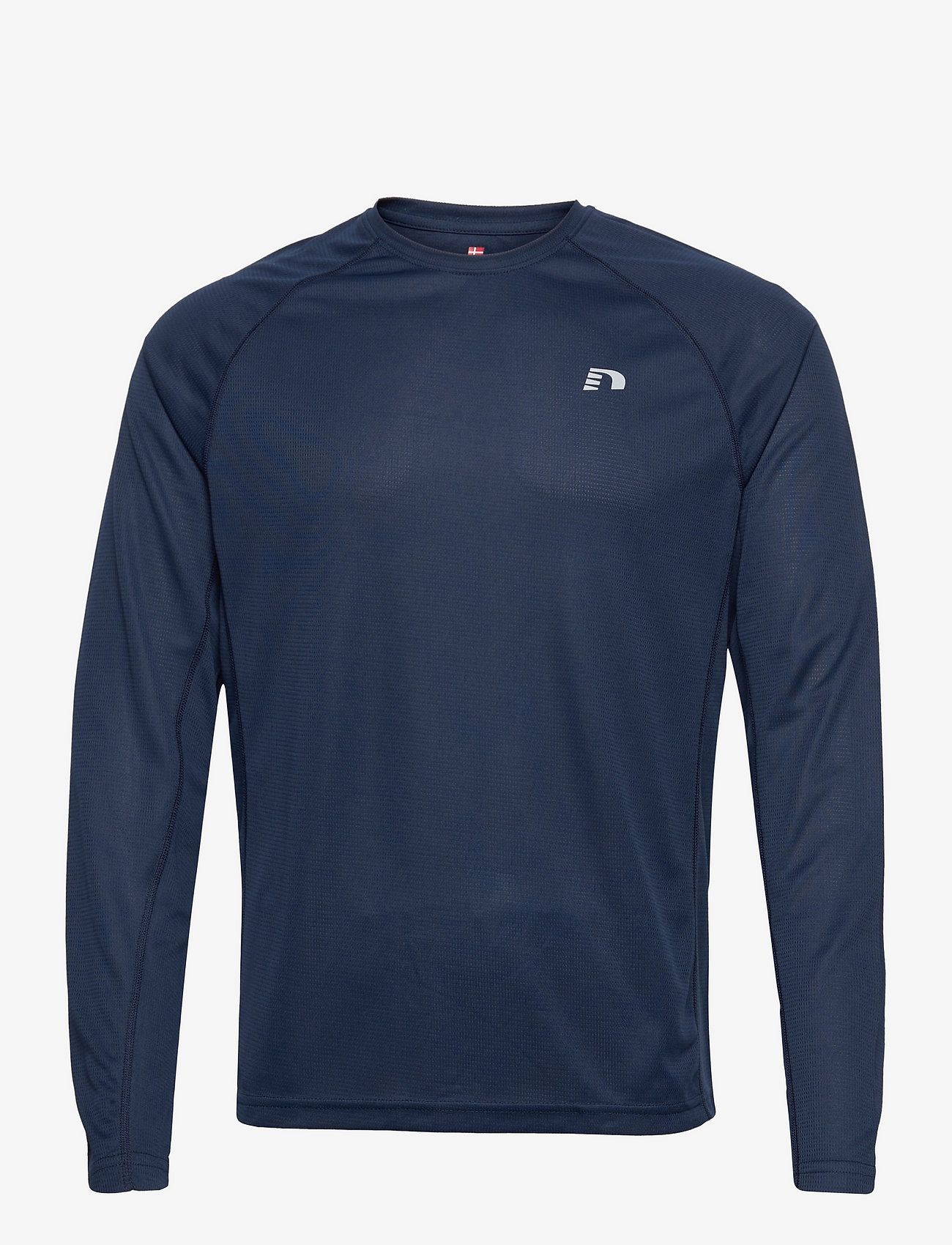 Newline - MEN CORE RUNNING T-SHIRT L/S - laveste priser - black iris - 0