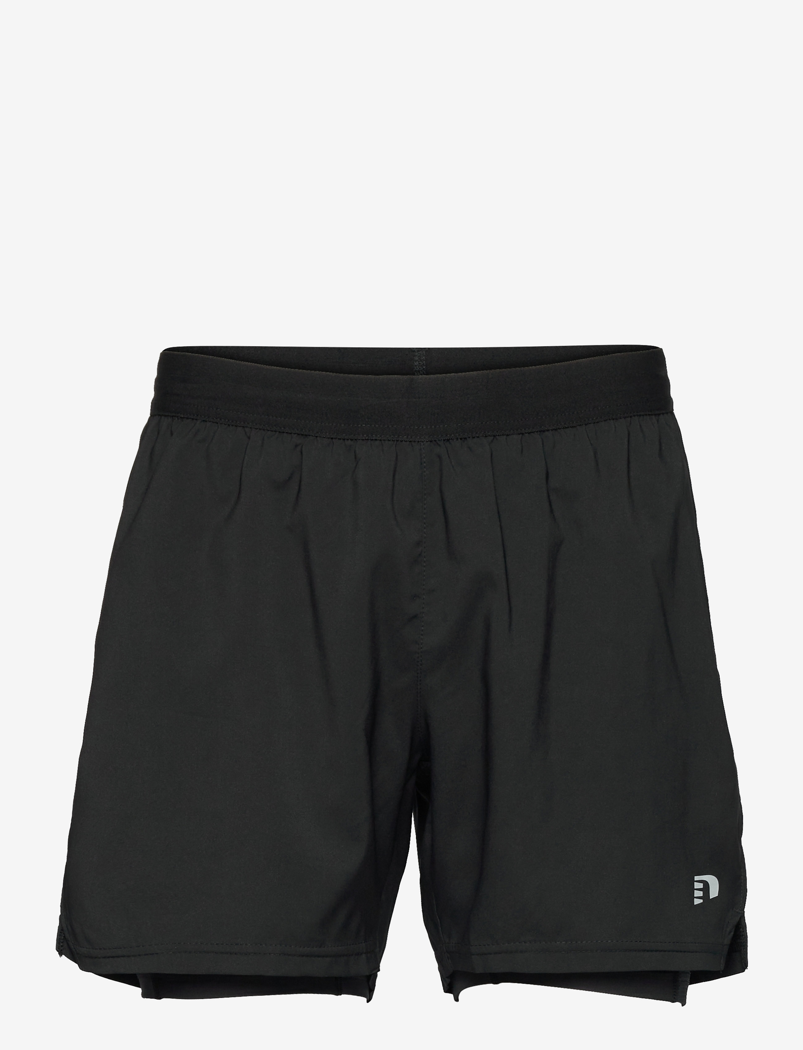 NEWLINE Herren's Core 2-In-1 Shorts Schwarz - S - Herren