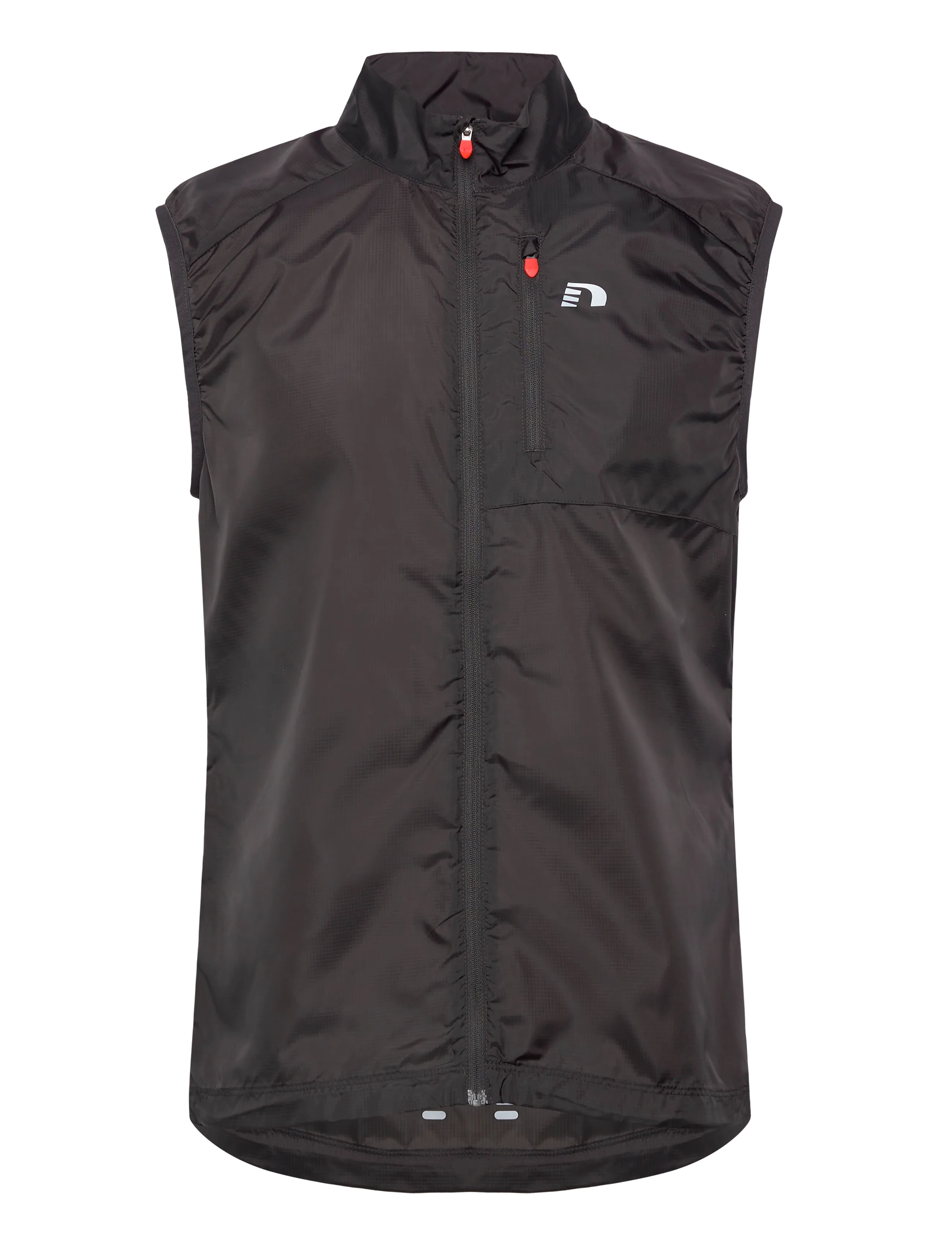 Newline Men Packable Tech Gilet, XXL, Sport Oberbekleidung, Schwarz - Westen, Männerswear