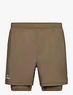 nwlFAST 2IN1 ZIP POCKET SHORTS - CAPERS