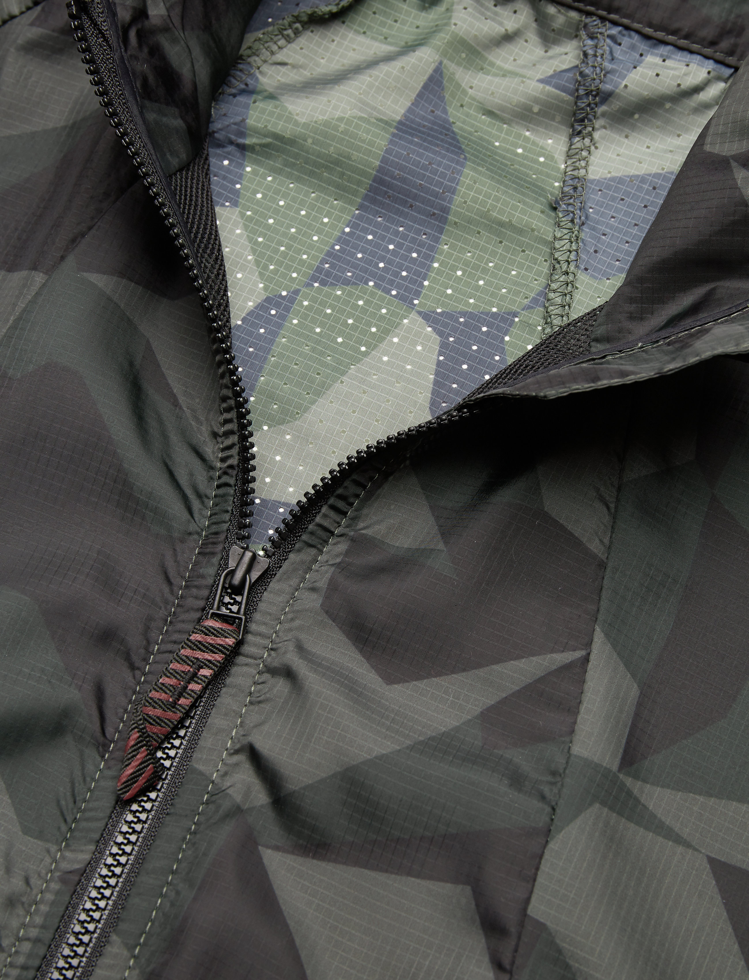 Newline - BLACK CAMO WINDSHIELD JACKET - green camel aop - 2