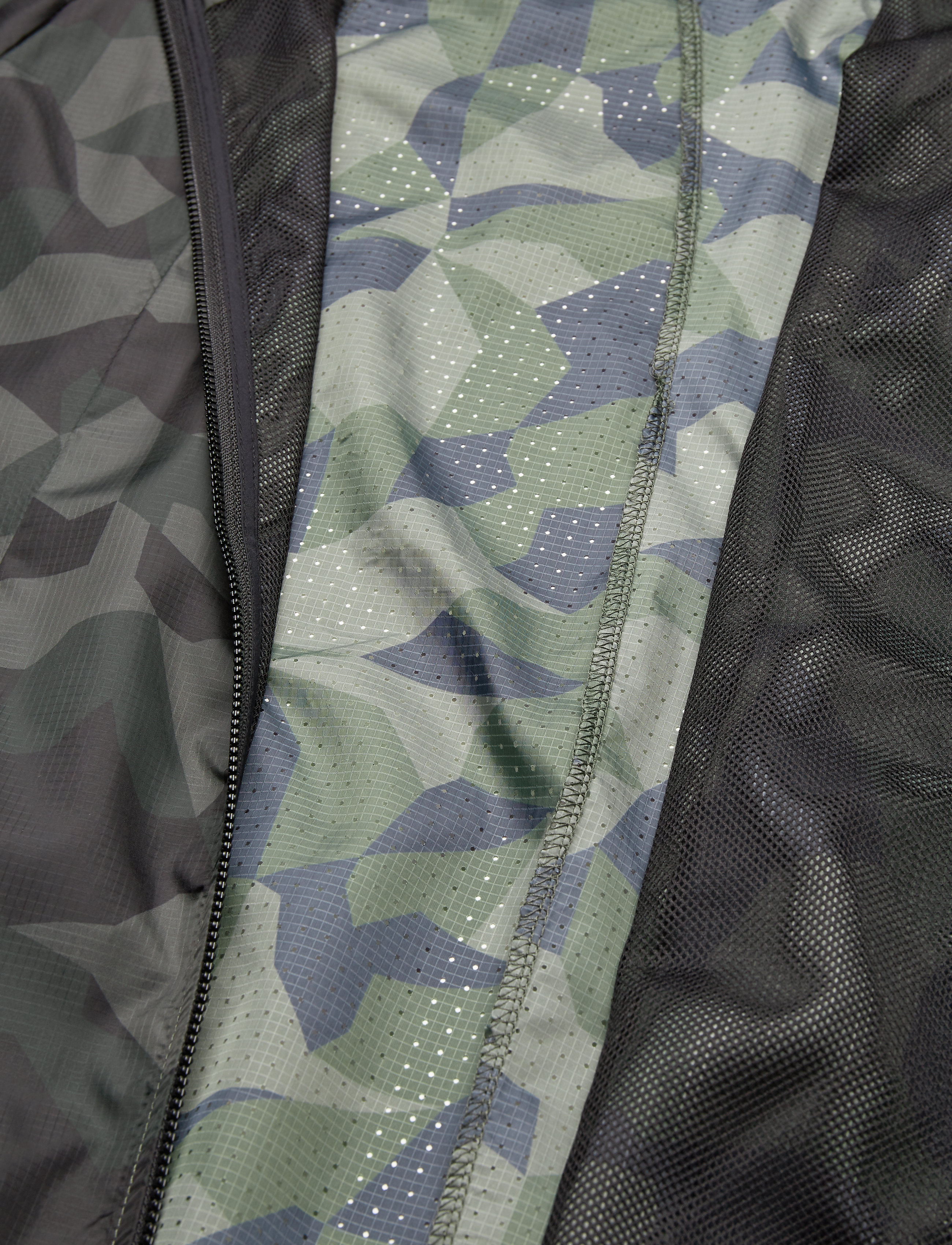 Newline - BLACK CAMO WINDSHIELD JACKET - green camel aop - 4