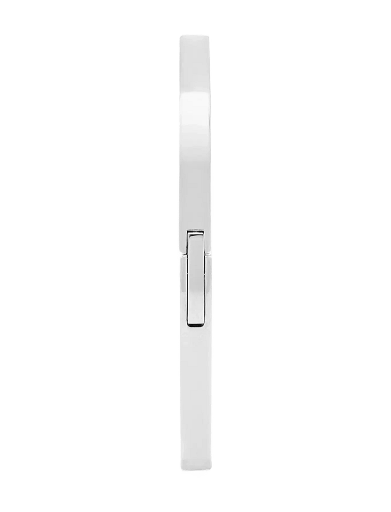 Nialaya - Men's Silver Simplicity Bangle - armbänder - silver - 3