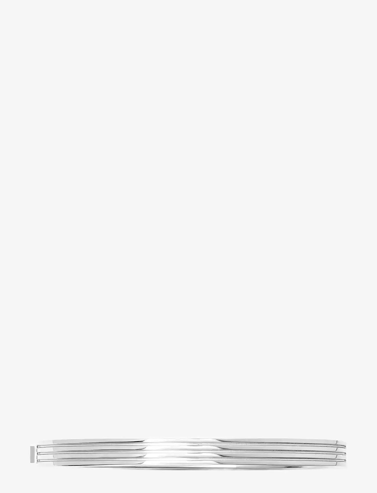 Nialaya - Men's Silver Gentleman Bangle - käevõrud - silver - 2