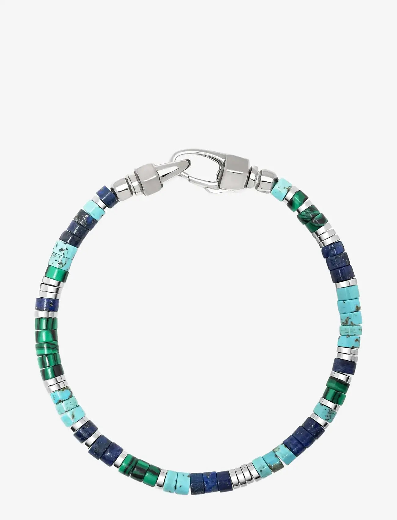 Nialaya - Riviera Ocean Heishi Bracelet - armband - blue - 1