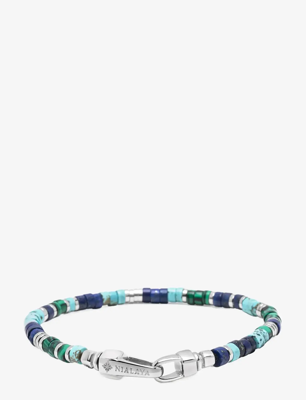 Nialaya - Riviera Ocean Heishi Bracelet - armband - blue - 2