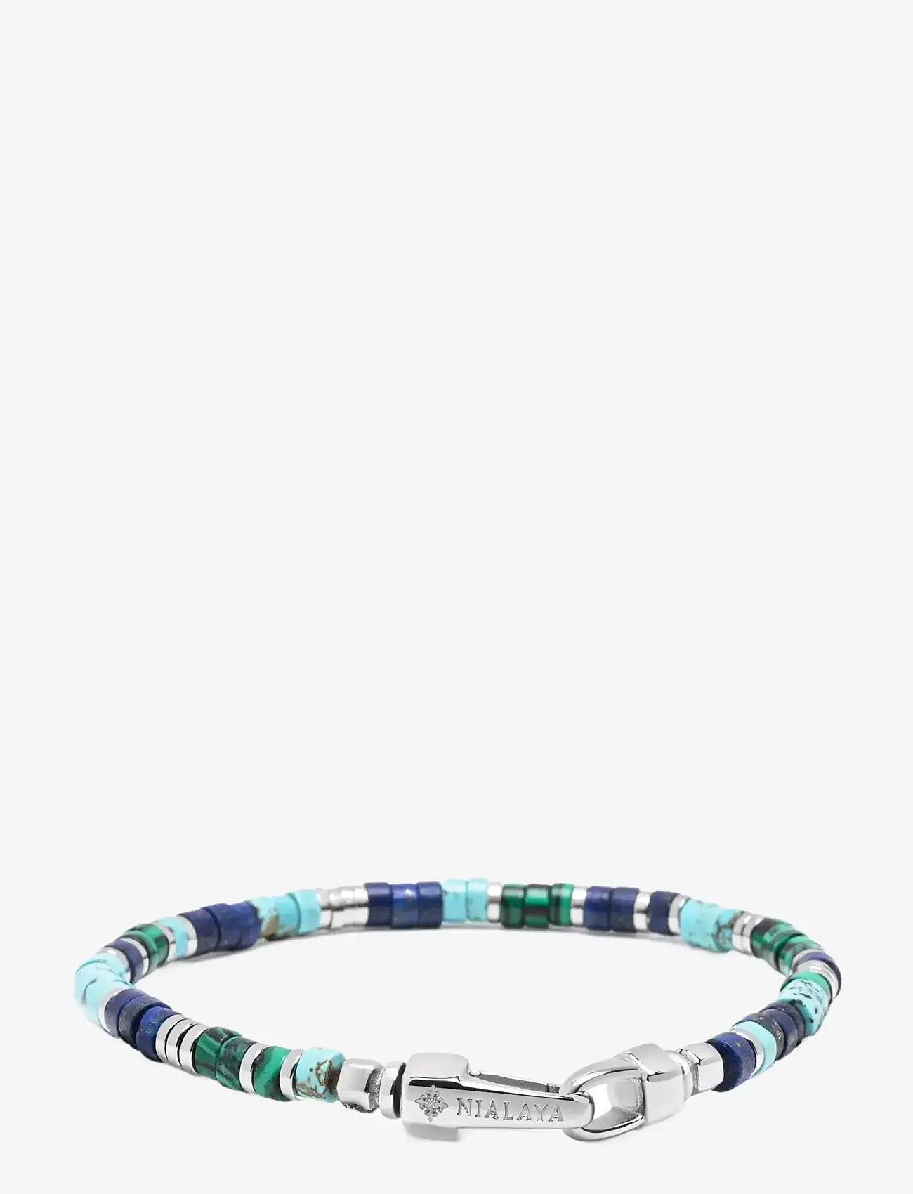 Nialaya - Riviera Ocean Heishi Bracelet - armband - blue - 3