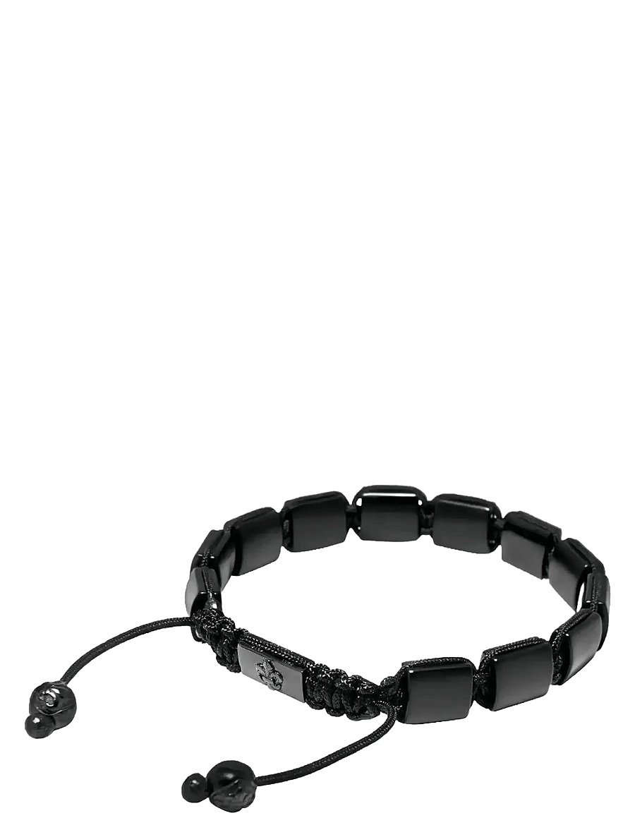 Nialaya - The CZ Flatbead Collection - Matte Onyx - käevõrud - black - 3